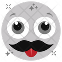 Mustache Emoji Emoticon Emotion Icon