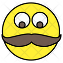 Mustache Emoticon Icon