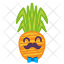 Mustache Pineapple Icon