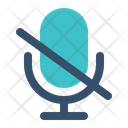 Silent Mute Microphone Icon