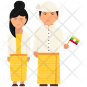 Myanmar Outfit  Icon