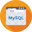 Mysql Web Coding Icon