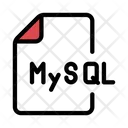 Mysql File Icon - Download in Colored Outline Style