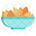 Nachos Nachos Bowl Tortilla Chips Icon