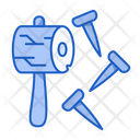 Nails And Hammer  Icon
