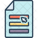 Namespace Document Arrow Icon