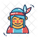 Native American Chief Avatar Icon