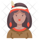 Native American Woman Icon