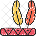 Native Head Band Clothes Dinner Icon