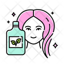 Natural Shampoo Bottle Icon