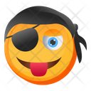 Naughty Pirate Emoji Icon