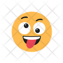 Naughty Smile Emoji Emoticons Icon
