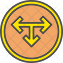 Navigation Arrow Navigation T Junction Icon