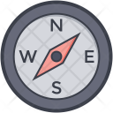 Navigational Compass Icon