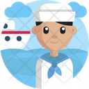Navy Captain Captain Sailor Icon