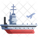 Navy Carrier Sea Icon