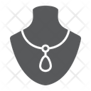 Necklace Mannequin Jewelry Icon