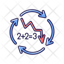 Negative Synergy Crisis Bankruptcy Icon
