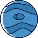 Neptune Earth Moon Icon