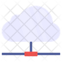 Network Cloud Share Cloud Cloud Technology Icon