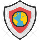Network Protection Shield Icon