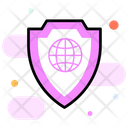 Network Protection Secure Network Data Protection Icon