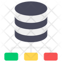 Network Server Server Hosting Data Infrastructure Icon