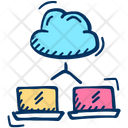 Backup Cloud Laptop Icon