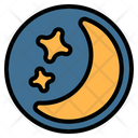 New Moon Night Moon Phase Icon