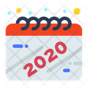 New Year 2020 Year Celebration Icon