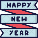 New Year Banner Icon