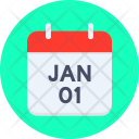 New-year day Icon