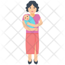 Mother Single Parent Icon