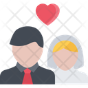 Newlyweds Love Couple Icon