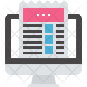 Newsletter Business Computer Icon