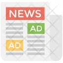Newspaper Advertising Classifieds Icon