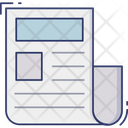 Newspaper Reading Journal Icon