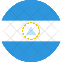 Nicaragua Flag Country Icon