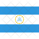 Nicaragua Flag World Icon