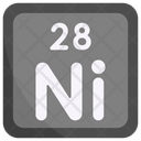 Nickel Periodic Table Chemists Icon