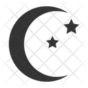 Night Moon Half Moon Icon