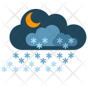 Night Snow Clouds Icon