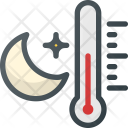 Night Temperature Forcast Icon