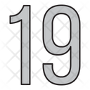 Numbers Days 19 Icon
