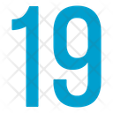 Nineteen Numbers Icon