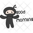 Ninja Sticker Icon