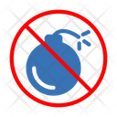 Bomb Danger Ban Icon