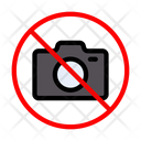 Photography Camera Notallowed Icon