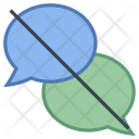 No Chat Communication Icon
