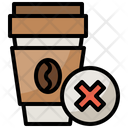 No Coffee Cups Icon